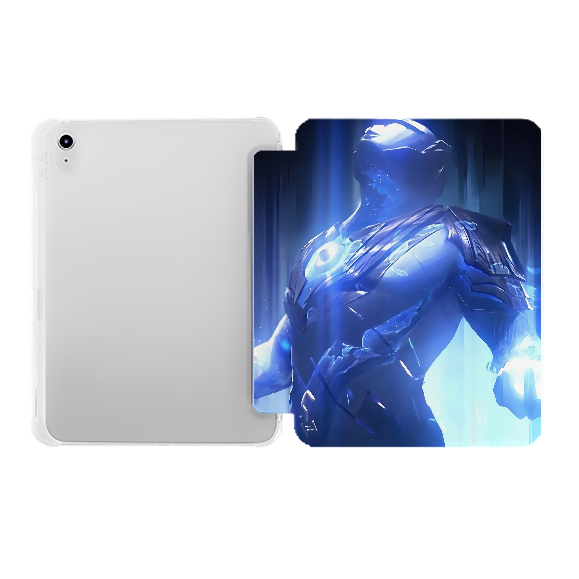 （画像用） ウルトラマン Ultraman IPad ケース ペン収納付き 三つ折りスタンド PUレザー×シリコン 対応機種9.5/10.5/10.9インチ